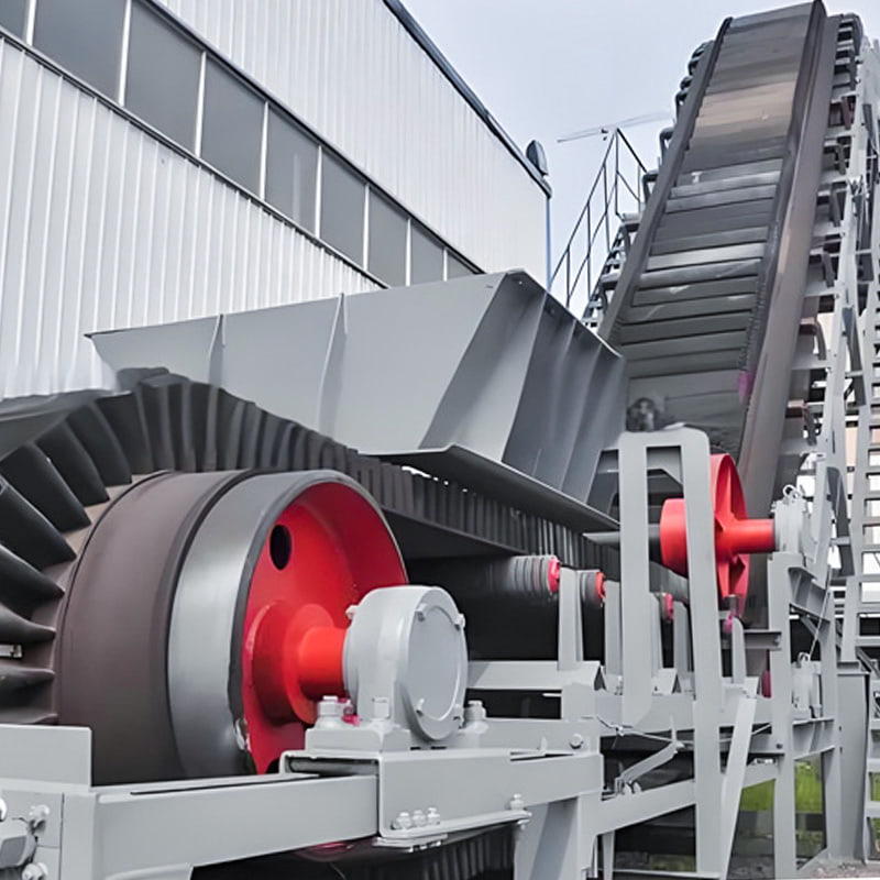 High-Angle Belt Conveyor